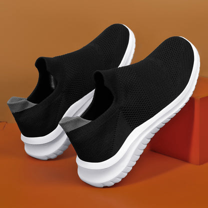 Lightweight Men Running Walking Knit Shoes Breathable Casual Sneakers Fashion Athletic Sport Gym Sh 5