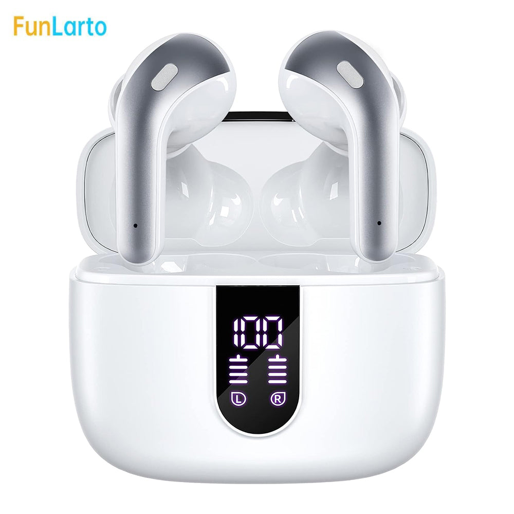 Bluetooth 53 Wireless Earbuds QuadMic Call Noise Reduction ENC 50H Playtime Wireless Earphones Blue 6