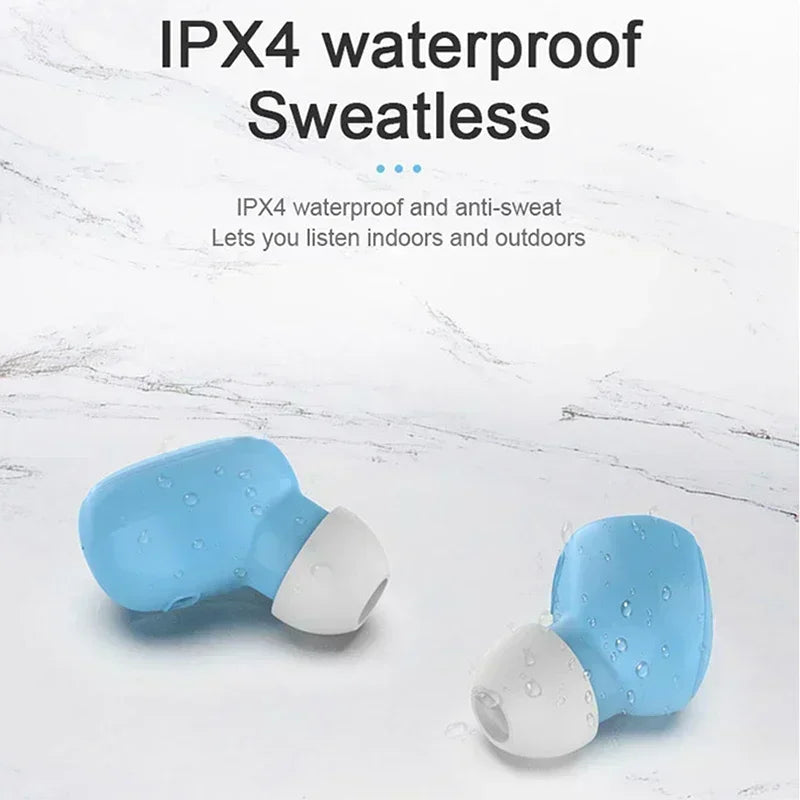 Touch Control Earbuds With Mic, TWS Wireless Bluetooth 5.1 Earphones
