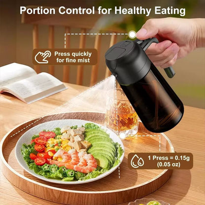 2in1 Glass Oil Dispenser And Sprayer  16oz Leakproof Olive Oil Bottle For Cooking Air Fryer BBQ  Ba 1