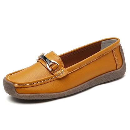 Luxury Designer Women Shoes Leather Loafers Slip On Flat Moccasins  Fashion Sneakers For Women 8