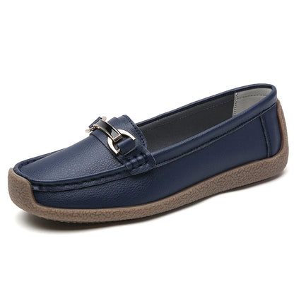 Luxury Designer Women Shoes Leather Loafers Slip On Flat Moccasins  Fashion Sneakers For Women 9
