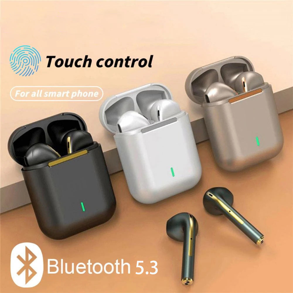 HiFi In Ear Stereo Microphone, Redmi J18 Wireless Bluetooth Headset, TWS Touch Waterproof, Noise Cancelling Gaming Heads