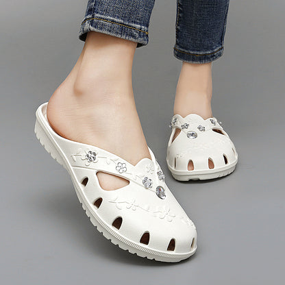 Womens Casual Clogs Breathable Summer Beach Sandals Valentine Slippers Slip On Flip Flops Lightweig 1