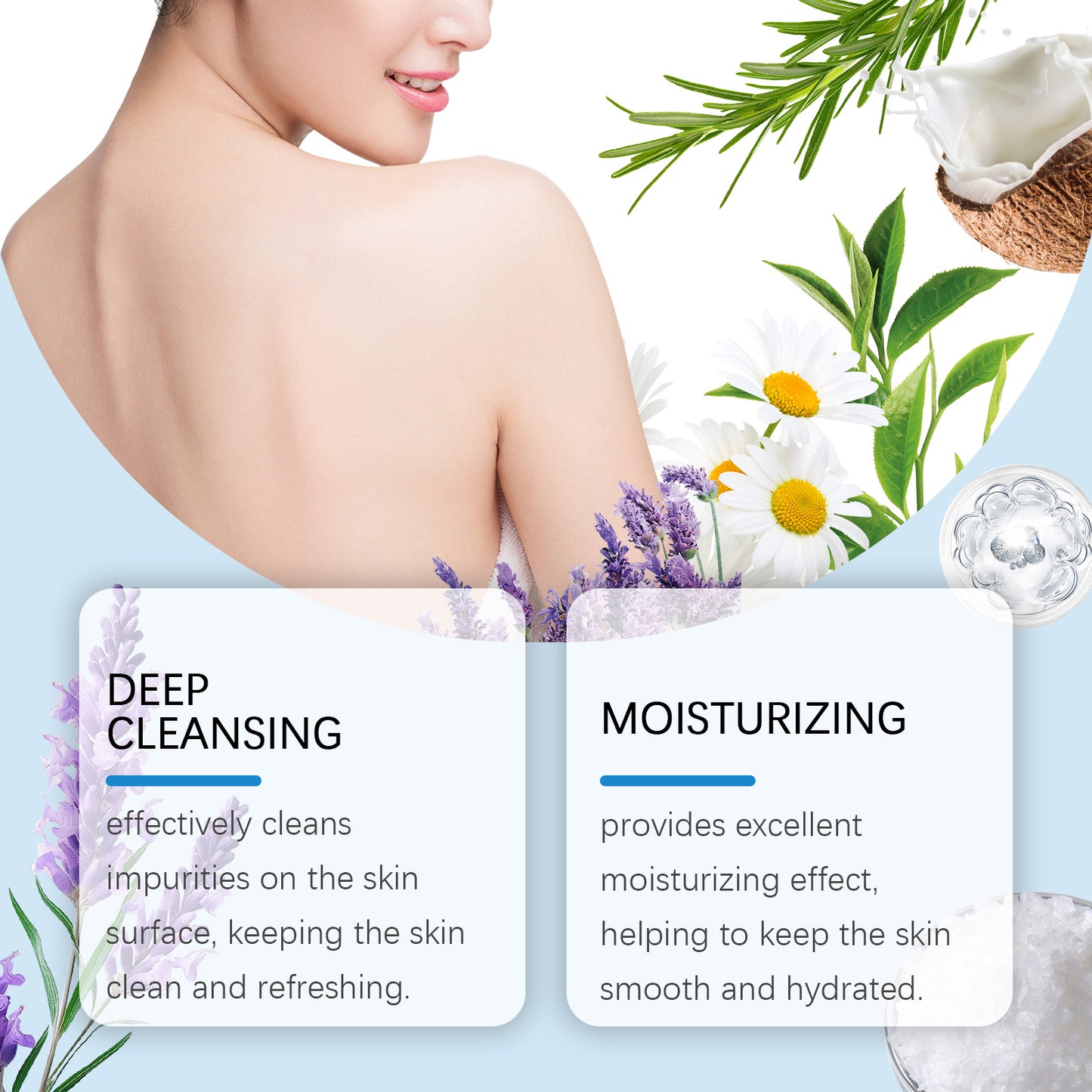 Luxury Bath Salt, Spa Quality Exfoliating Scrub, Dead Skin Removal, Soothing Moisturizing Body Wash, Improve Skin Rough