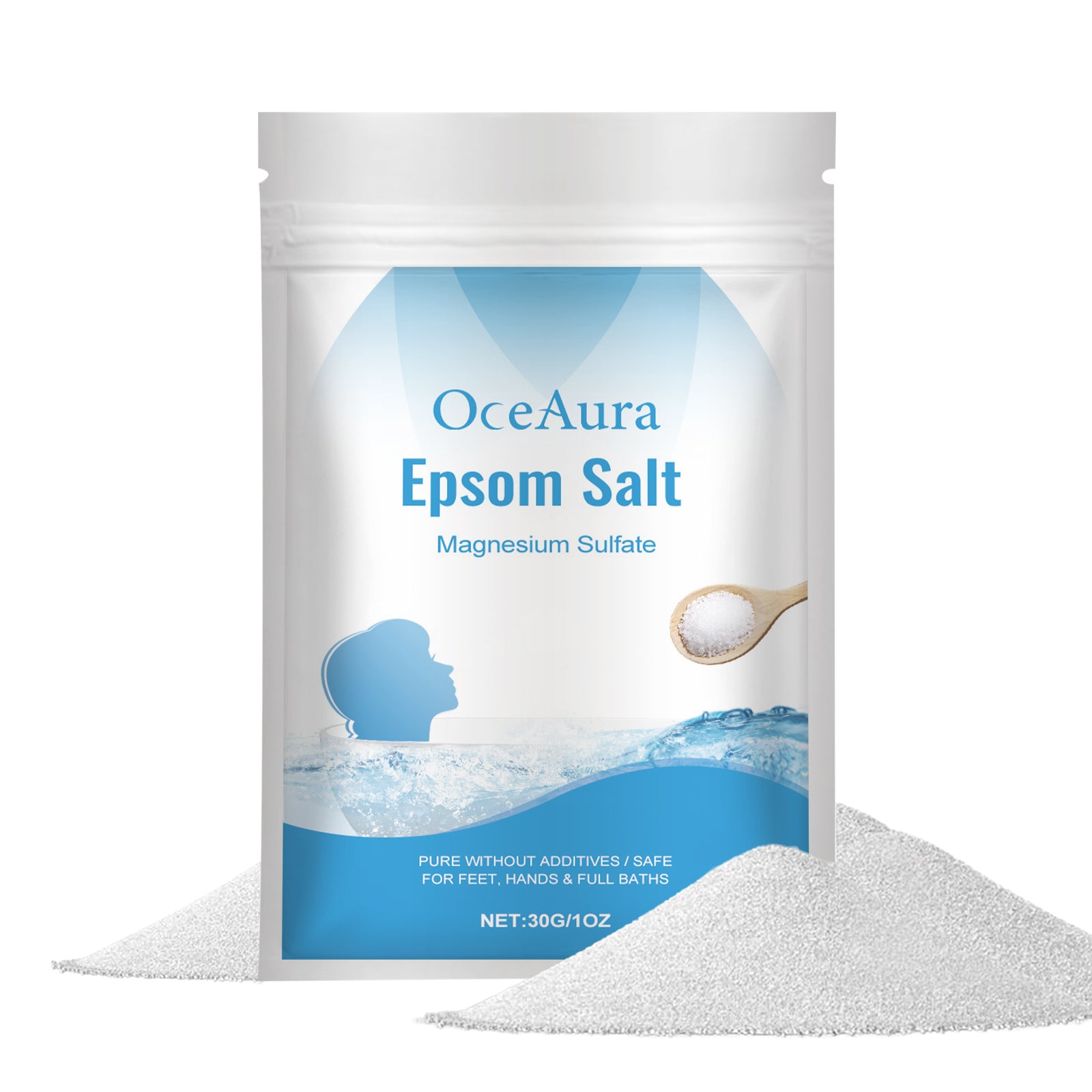 Luxury Bath Salt, Spa Quality Exfoliating Scrub, Dead Skin Removal, Soothing Moisturizing Body Wash, Improve Skin Rough