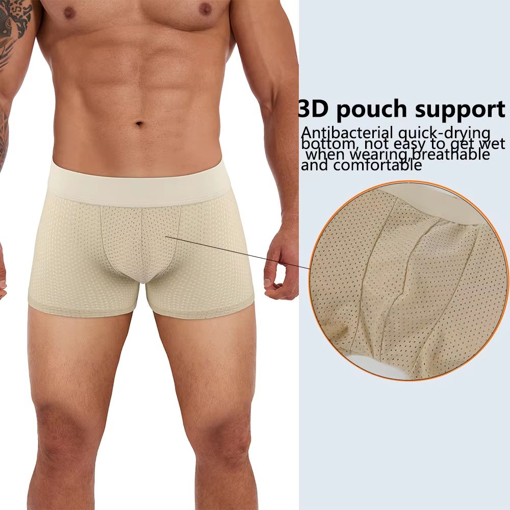 Mens Removable Buttocks Body Shaper Shorts  Hip Lift Boxer Briefs With Breathable QuickDrying Suppo 2