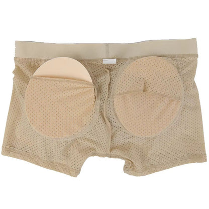Mens Removable Buttocks Body Shaper Shorts  Hip Lift Boxer Briefs With Breathable QuickDrying Suppo 5