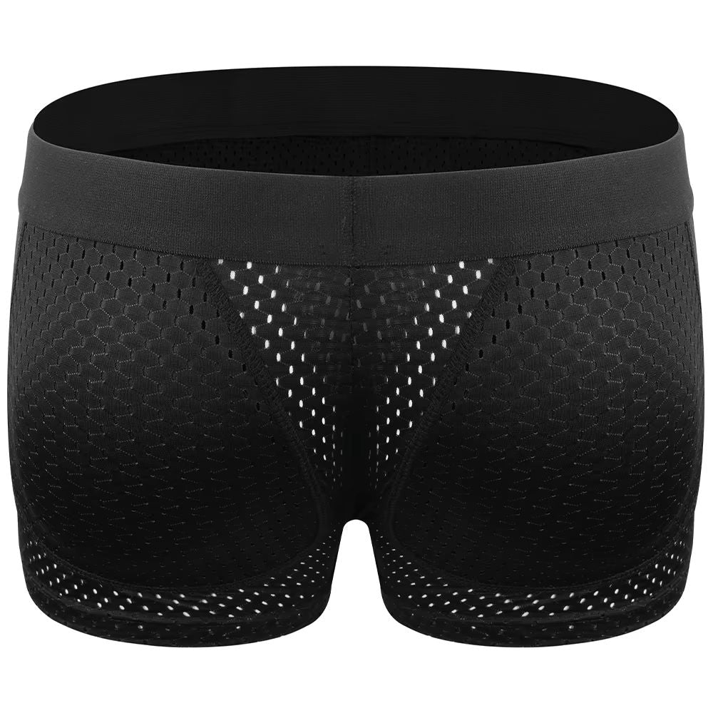 Mens Removable Buttocks Body Shaper Shorts  Hip Lift Boxer Briefs With Breathable QuickDrying Suppo 7
