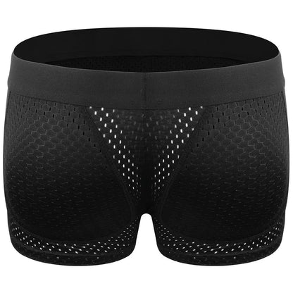 Mens Removable Buttocks Body Shaper Shorts  Hip Lift Boxer Briefs With Breathable QuickDrying Suppo 7