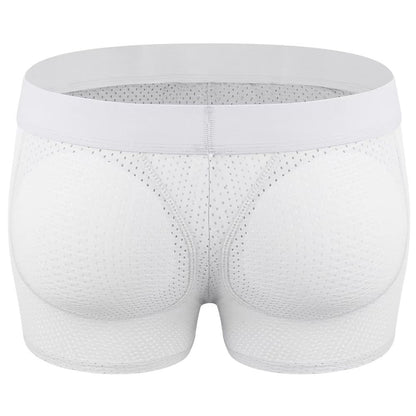 Mens Removable Buttocks Body Shaper Shorts  Hip Lift Boxer Briefs With Breathable QuickDrying Suppo 8
