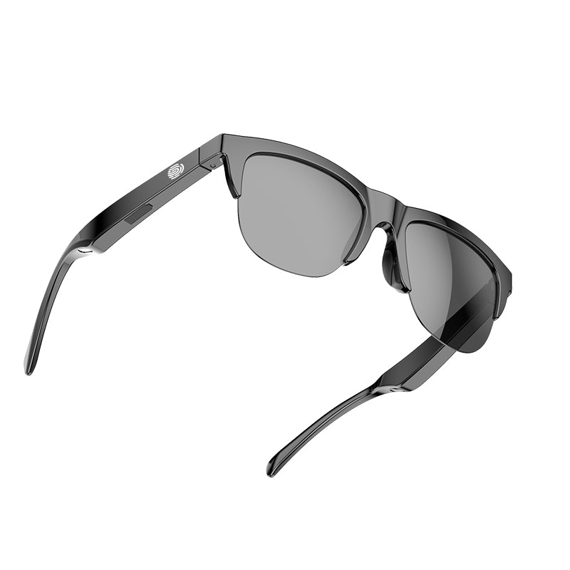 Wireless Smart Sunglasses Unisex Fingerprint Touch Speaker Mic For Music And Calls 4