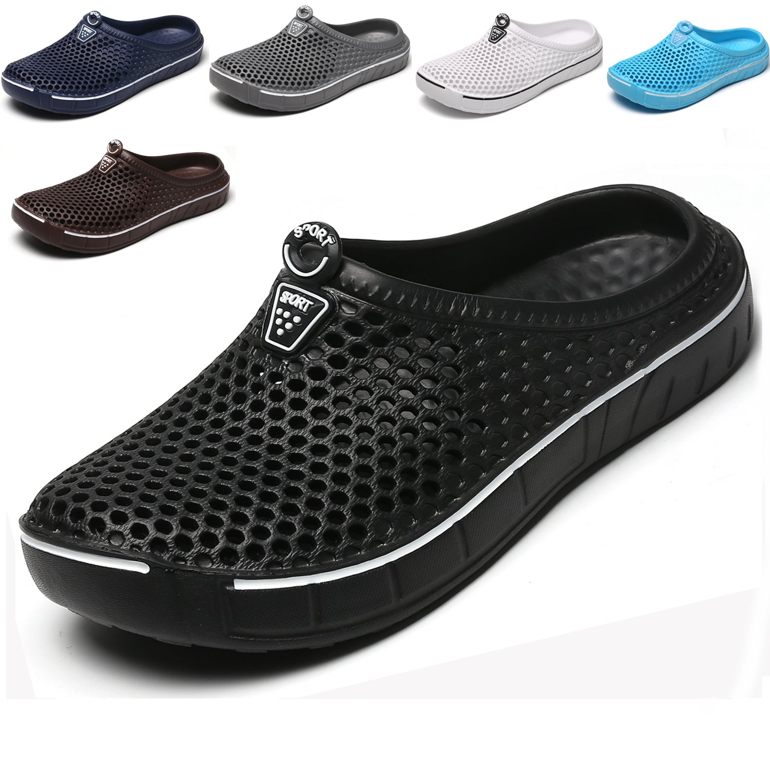 EVA Lightweight Sandles, Hot Sale Brand Clogs Men Slippers Water Shoes Unisex Colorful Summer Shoes for Women & Men