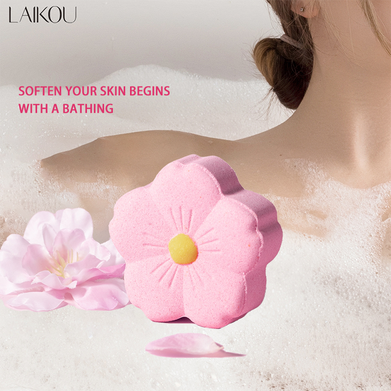 LAIKOU Aromatherapy SPA Bath Bombs, Body Stress Relief, Exfoliating Moisturizing Fragrances, Skin Care Salt Ball