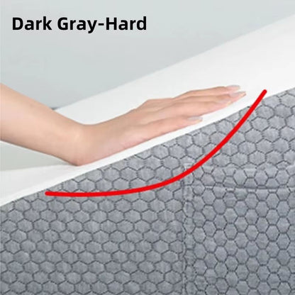 2Piece Memory Foam Wedge Pillow Set  Triangle Support Cushions For Back Legs Knees  Neck With Remov 3