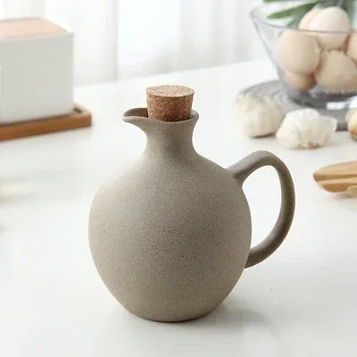 Pottery Seasoning Jar With Lid Household Salt Jar Sugar Bowl And Olive Oil Bottle For Complete Kitc 6