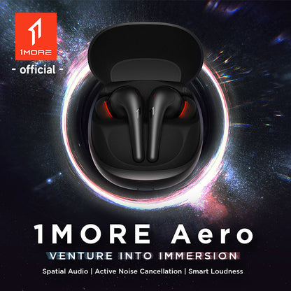 Bluetooth 5.2 Aero Ear Buds, Noise Cancellation, Wireless Charging Headset, Clear Calls, 28h Playtime