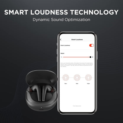 Bluetooth 5.2 Aero Ear Buds, Noise Cancellation, Wireless Charging Headset, Clear Calls, 28h Playtime