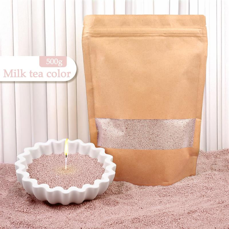 Colorful Granular Pearl Wax, DIY Candle Making Materials, Handmade Sand Painting Wax For Colour Sand Crafts