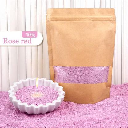 Colorful Granular Pearl Wax, DIY Candle Making Materials, Handmade Sand Painting Wax For Colour Sand Crafts