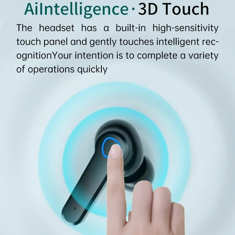 M10 Intelligent TWS Headset, Wireless Bluetooth-Compatible Earphones, Waterproof LED Display with Mic