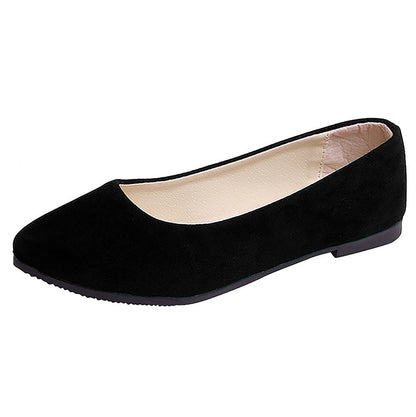Spring Summer Women Flat Shoes Sandals Casual Ballerina Solid Color Comfort Flats Shallow Heel Fema 7