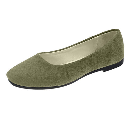 Spring Summer Women Flat Shoes Sandals Casual Ballerina Solid Color Comfort Flats Shallow Heel Fema 9