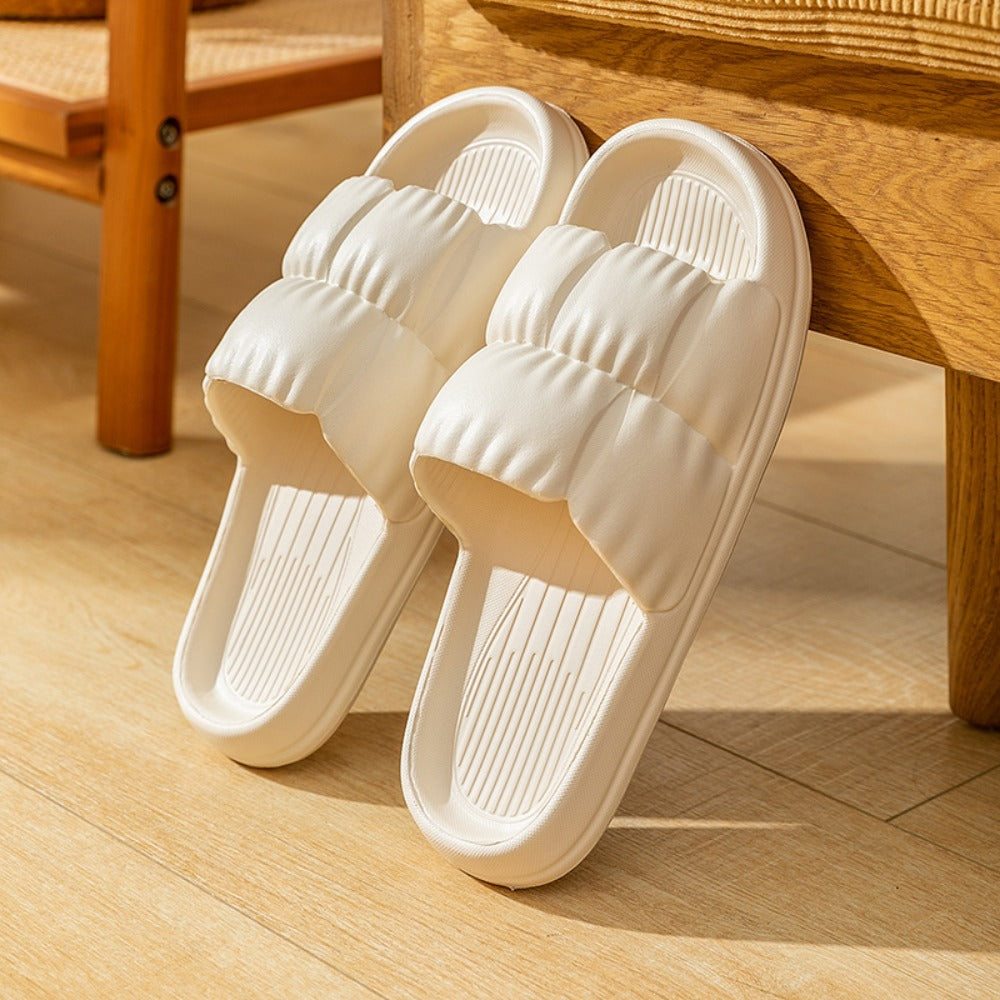 Womens Simple Thick Platform Cloud Slippers Summer EVA Slide Sandals With Soft Sole AntiSlip Comfor 1