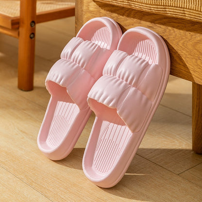 Womens Simple Thick Platform Cloud Slippers Summer EVA Slide Sandals With Soft Sole AntiSlip Comfor 6