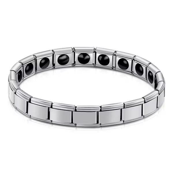 Vintage Copper Magnetic Bracelet For Men  Pain Relief Therapy Link Chain With Double Row Magnets 19