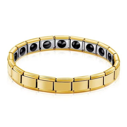 Vintage Copper Magnetic Bracelet For Men  Pain Relief Therapy Link Chain With Double Row Magnets 23