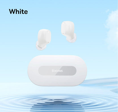 Baseus EZ10 Wireless Headphone Bluetooth 5.3, TWS Earphone Fast Charge, Mini In Ear Earbuds Sports Headset