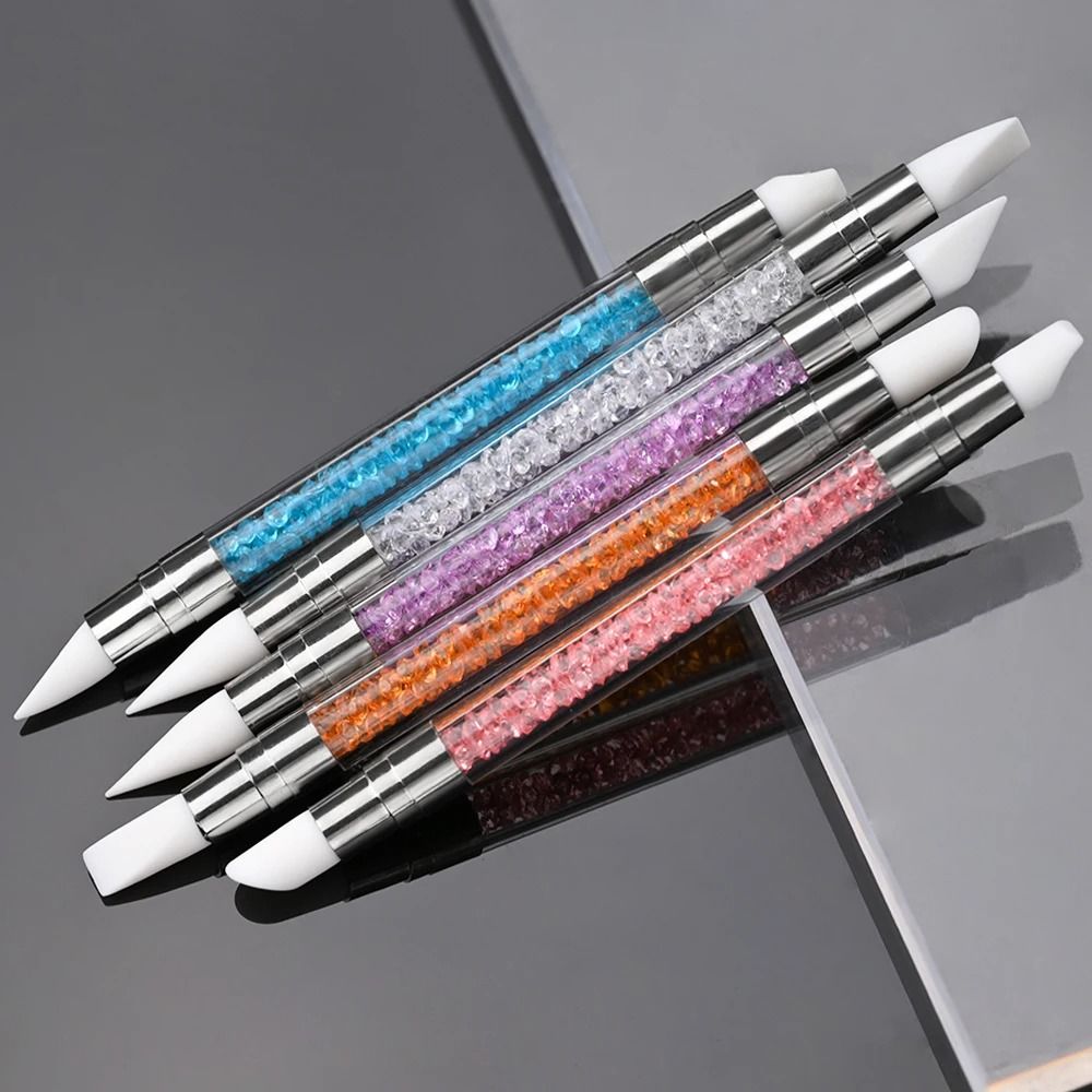 Ultra Thin Pink Nail Art Liner Brushes Set 5 Pcs 10