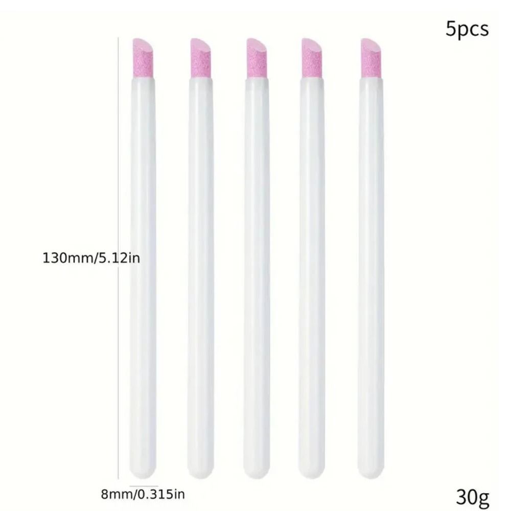 Ultra Thin Pink Nail Art Liner Brushes Set 5 Pcs 17