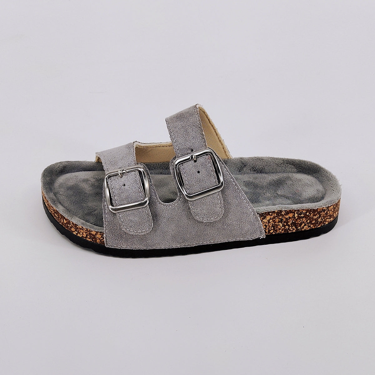 Summer Trendy Buckle Flat Cork Slippers, Fashion Holiday Sandals for Men & Women, Outdoor Casual Beach Buckle Footwear