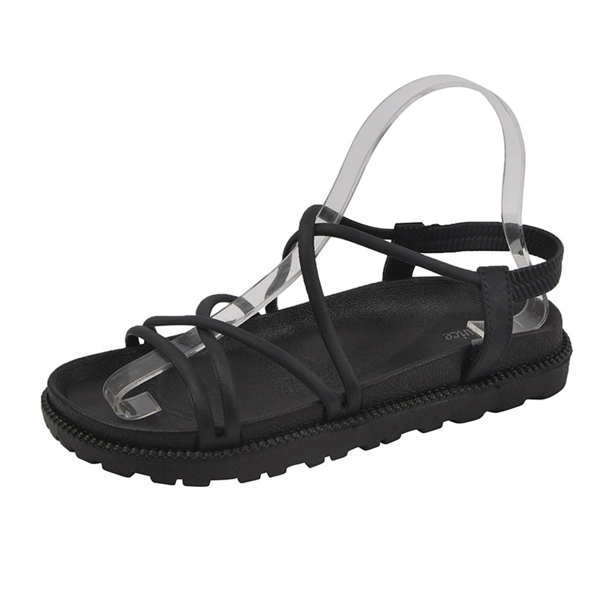 Womens Sandals Summer Outerwear PVC Flat Beach Shoes Casual Female Student Korean Style Roman Sanda 5