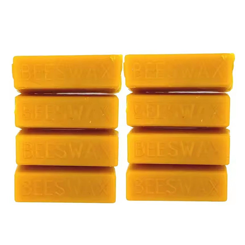 Pure Beeswax Blocks for Candle Making, High-Quality Waxing Material, 4/8pcs for DIY Crafts