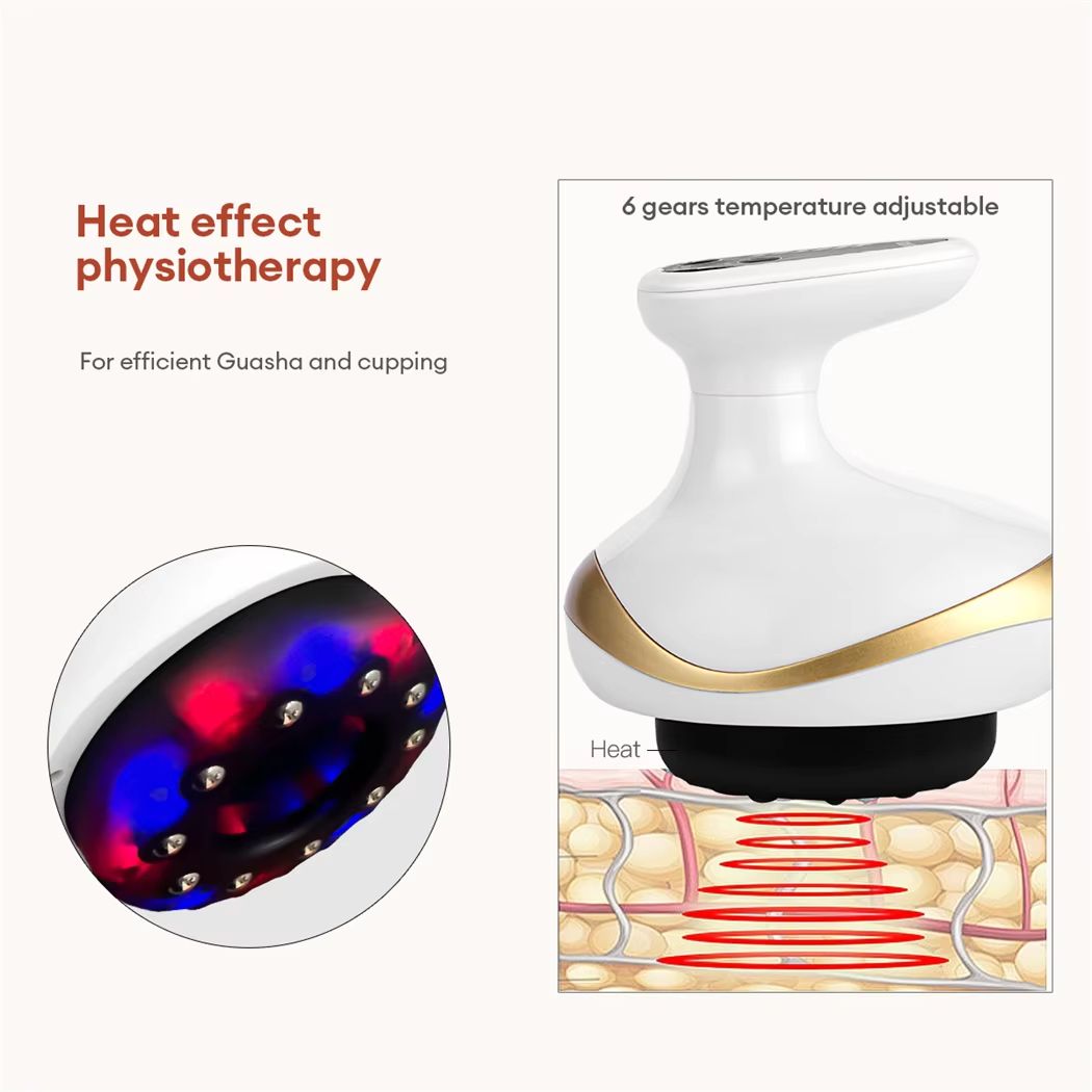 Electric EMS Body Massager  Cupping Therapy Device With LCD Display Infrared Heating  Slimming Vacu 3