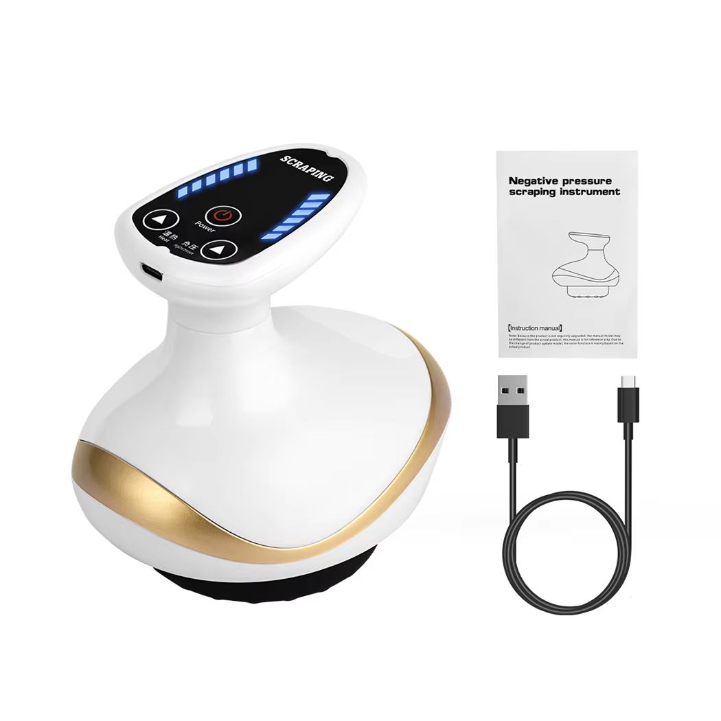 Electric EMS Body Massager  Cupping Therapy Device With LCD Display Infrared Heating  Slimming Vacu 5