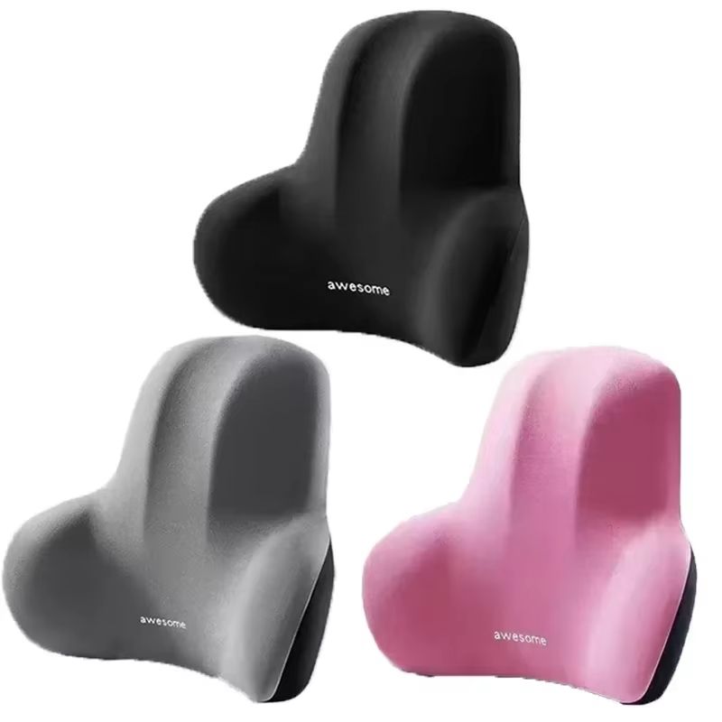 Memory Foam Lumbar Support Cushion  Back Pillow For Car Office  Gaming Chairs With MultiFunctional  5