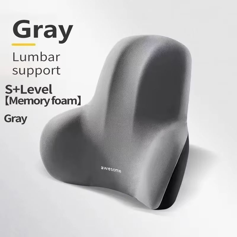 Memory Foam Lumbar Support Cushion  Back Pillow For Car Office  Gaming Chairs With MultiFunctional  7