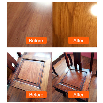 Organic Wood Seasoning Beewax, Natural Furniture Care Maintenance, Pure Wood Cleaning Polished Complete Solution