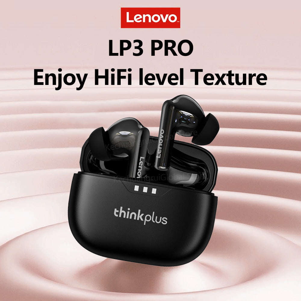 Lenovo 5.2 Bluetooth Headphones Original, Wireless Earbuds HiFi Noise Reduction