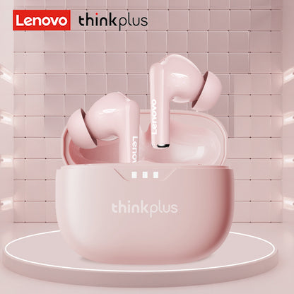 Lenovo 5.2 Bluetooth Headphones Original, Wireless Earbuds HiFi Noise Reduction