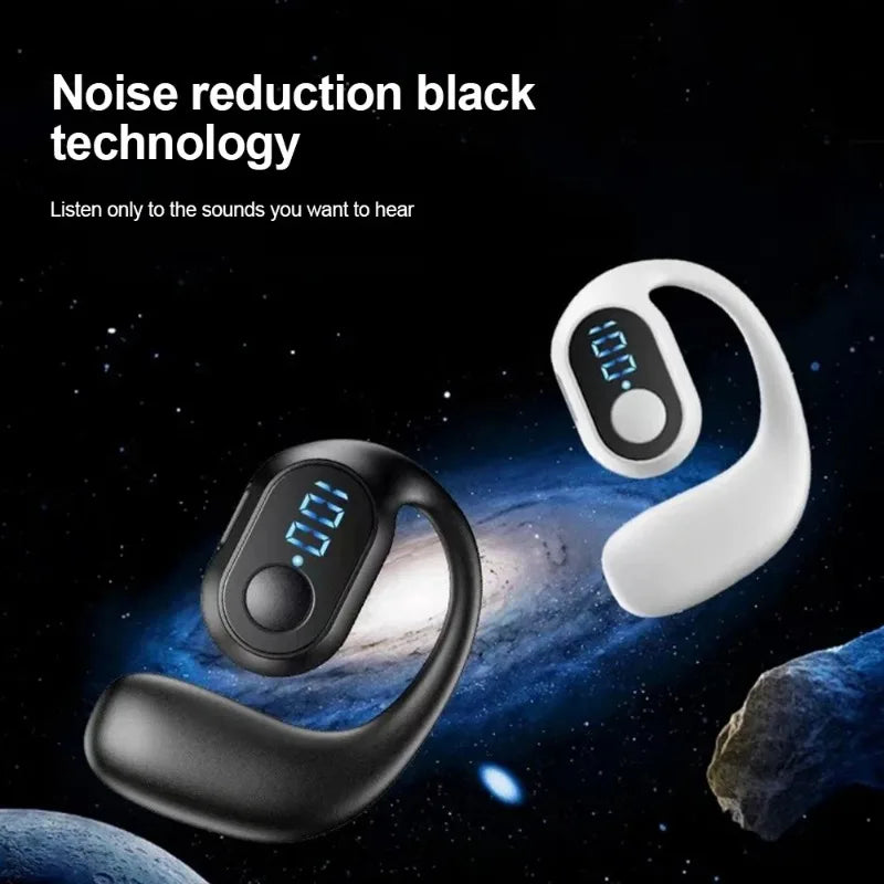 Wireless TWS Bluetooth 5.3 Ear Hook Headphone, HiFi Stereo Noise Reduction, Waterproof Earbud