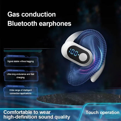 Wireless TWS Bluetooth 5.3 Ear Hook Headphone, HiFi Stereo Noise Reduction, Waterproof Earbud