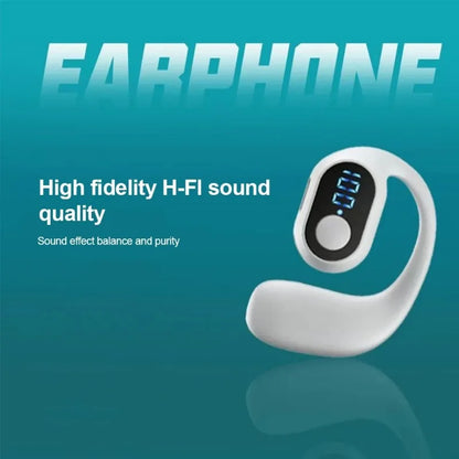 Wireless TWS Bluetooth 5.3 Ear Hook Headphone, HiFi Stereo Noise Reduction, Waterproof Earbud