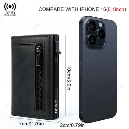 Slim Carbon Fiber RFID Card Wallet For Men 3