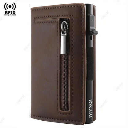 Slim Carbon Fiber RFID Card Wallet For Men 7