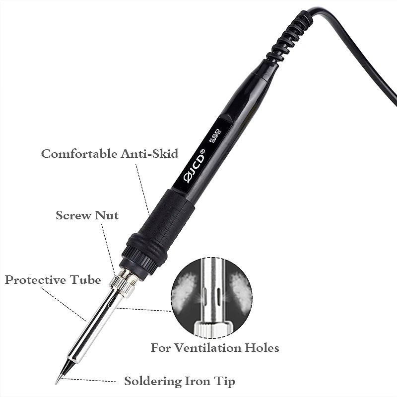 2 In 1 750W Soldering And Hot Air Rework Station With LCD Display 2